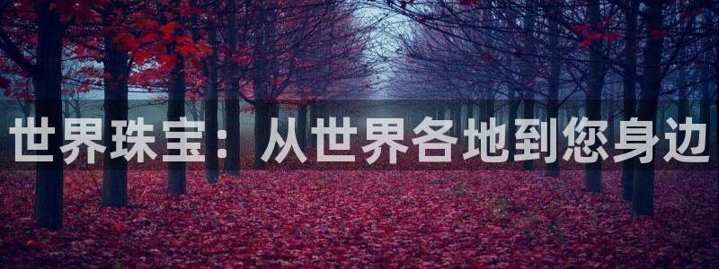 天宏娱乐关叔：世界珠宝：从世界各地到您身边